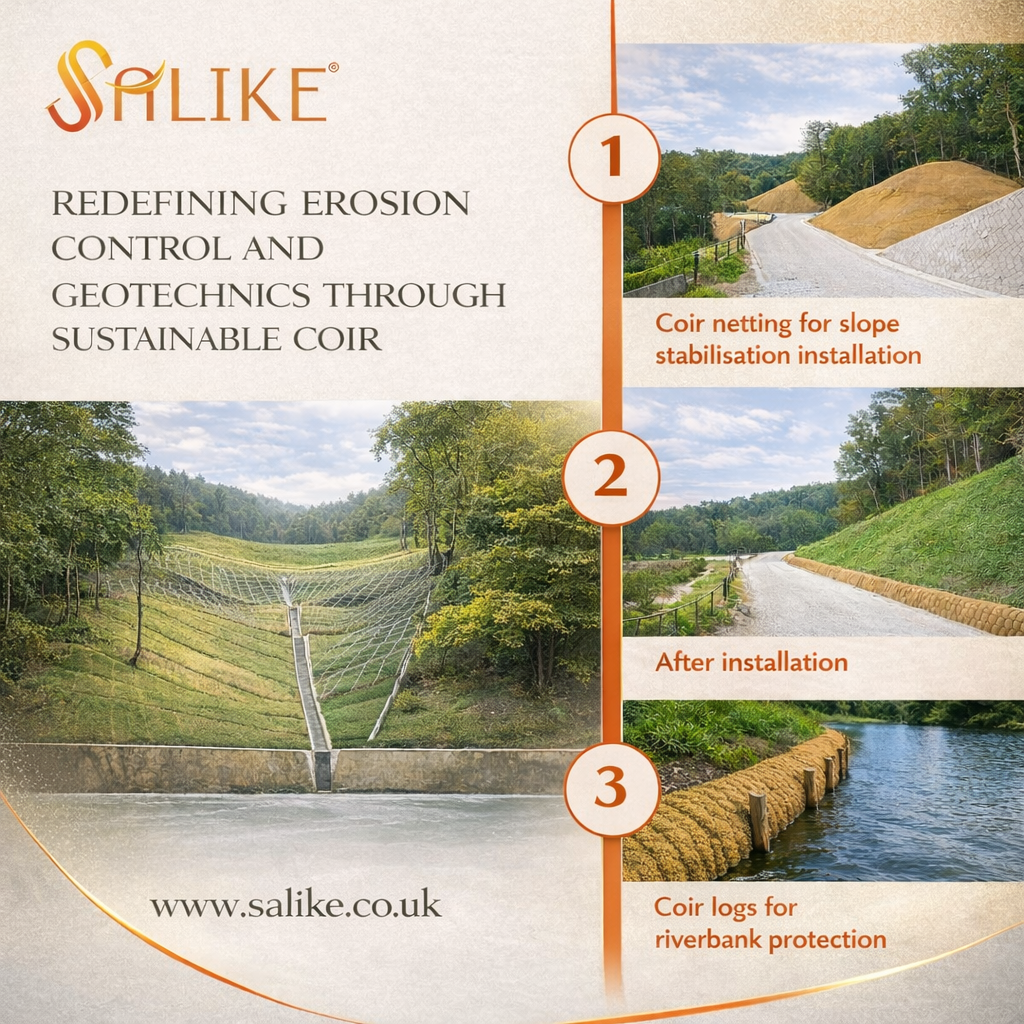 Redefining Erosion Control and Geotechnics through Sustainable Coir